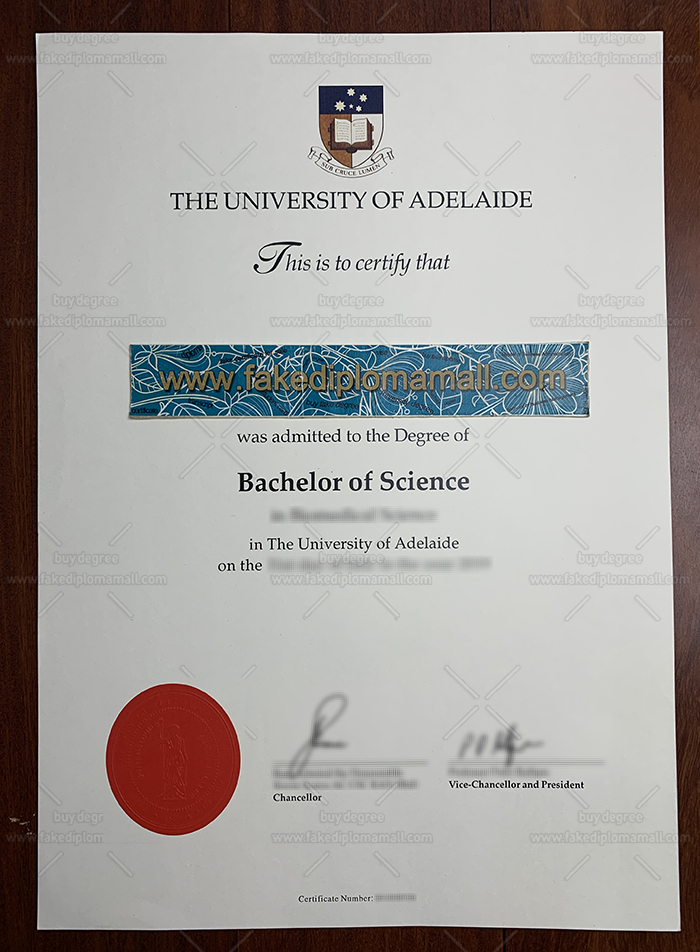 University of Adelaide Fake Diploma