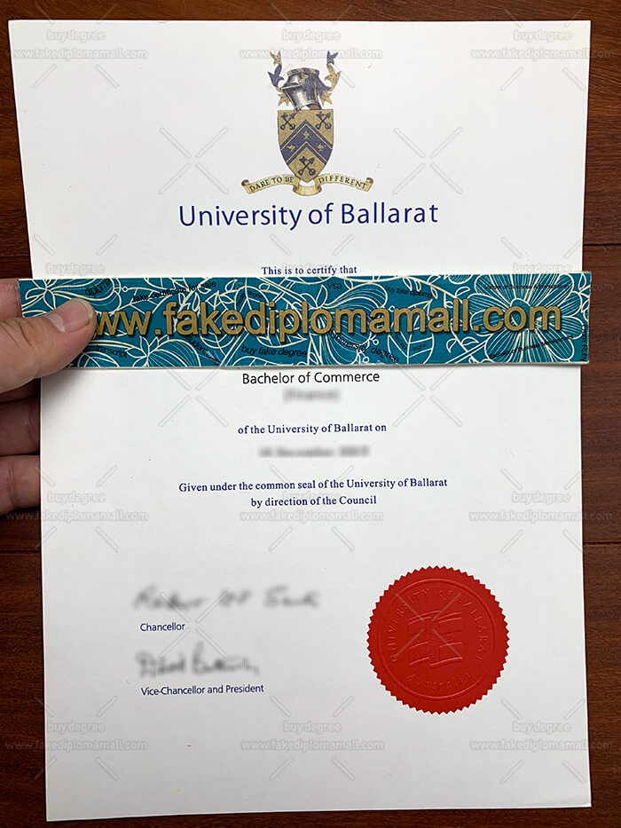 University of Ballarat Fake Degree