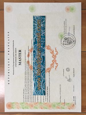University of Burgundy Fake Diploma 300x400 Samples