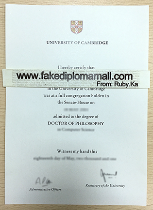 How To Buy University of Cambridge Fake Diploma Certificate Online