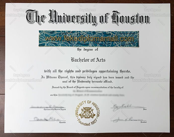 University of Houston Fake Diploma University of Houston Fake Diploma Sample