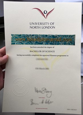 University of North London Fake Diploma 291x400 Samples