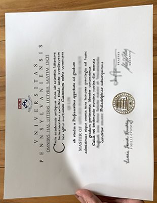 University of Pennsylvania Degree Certificate 310x400 Samples
