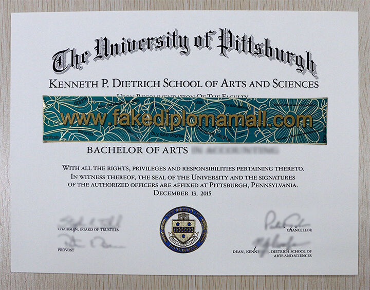 University of Pittsburgh Fake Diploma Who sell the Fake University of Pittsburgh Degree, Buy Pitt Fake Diploma