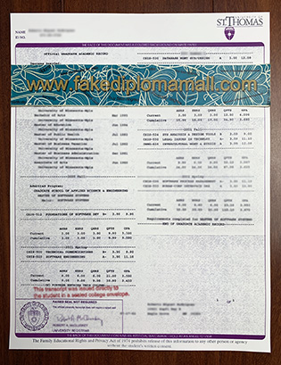 Where To Find The University of St. Thomas Fake Transcript Resource?