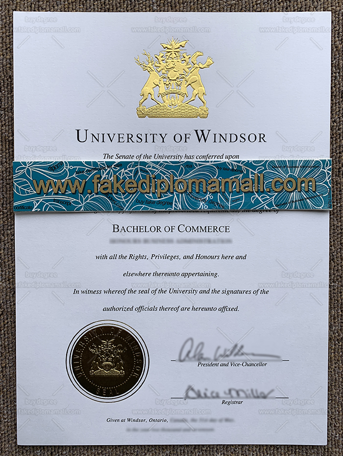 University of Windsor Fake Diploma Is There Anyone Sell University of Windsor Diploma?