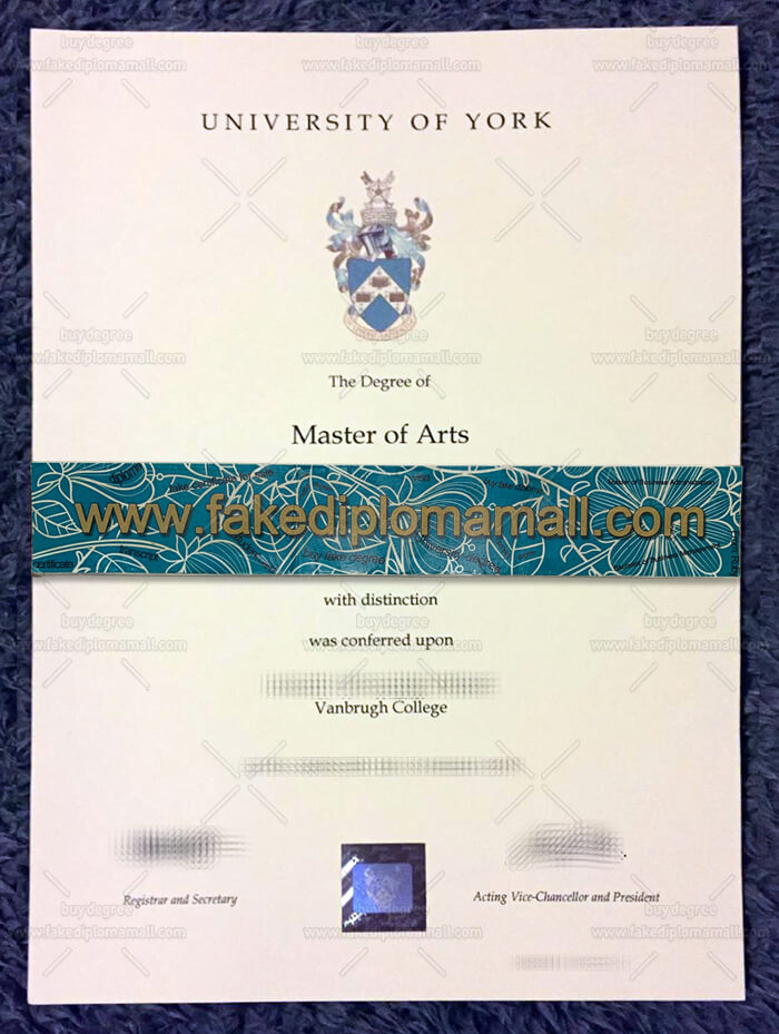University of York Diploma How to Buy University of York (UK) Fake Degree Certificate?