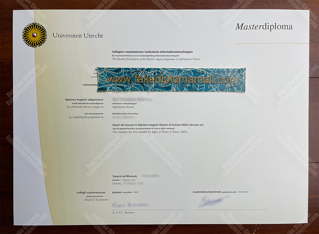 Utrecht University Fake Diploma Buy Utrecht University Fake Diploma Online