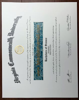 VCU Fake Degree Certificate 314x400 Samples