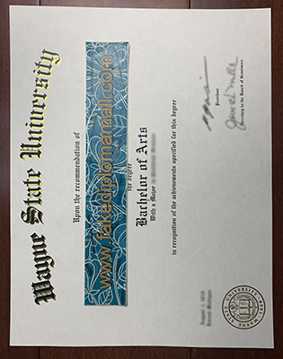 How To Buy Wayne State University Fake Diploma, Fake WSU Degree Sample