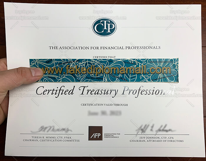 CTP certificate 700 CTP Fake Certificate | To Be The Certified Treasury Professional in Canada