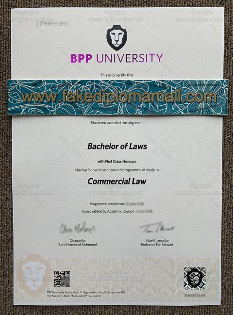 How to Buy A Fake BPP University LLB Diploma? Fakediplomamall