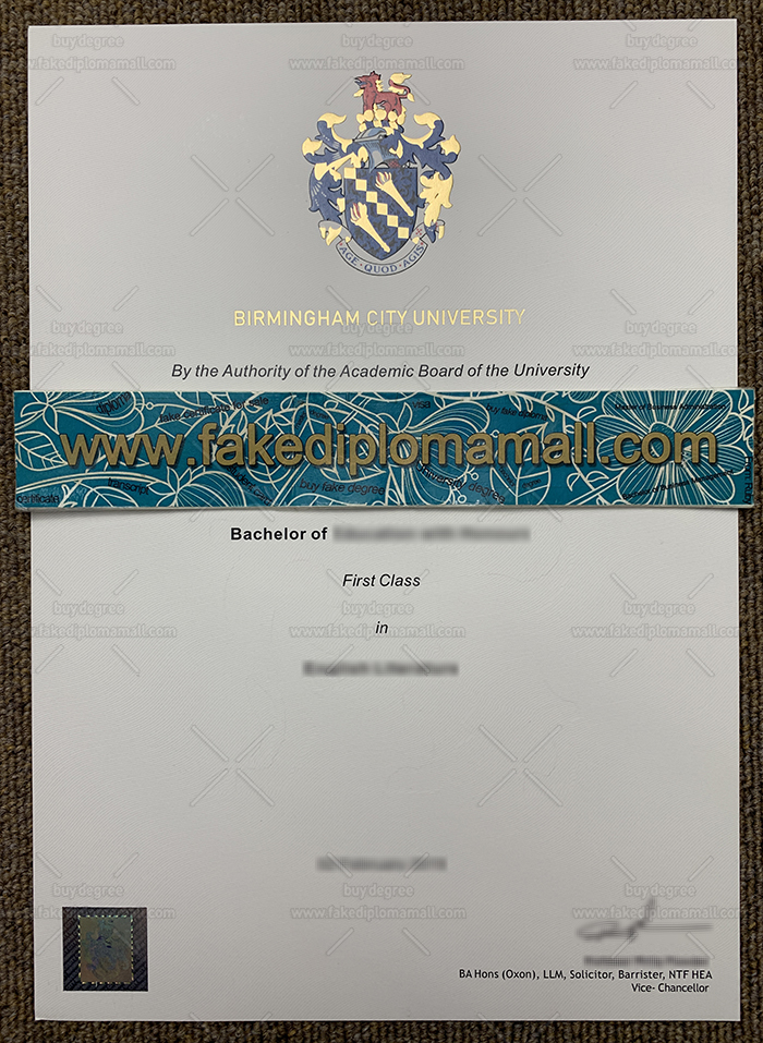 Birmingham City University Fake Diploma Where To Purchase Birmingham City University Fake Bachelors Degree?