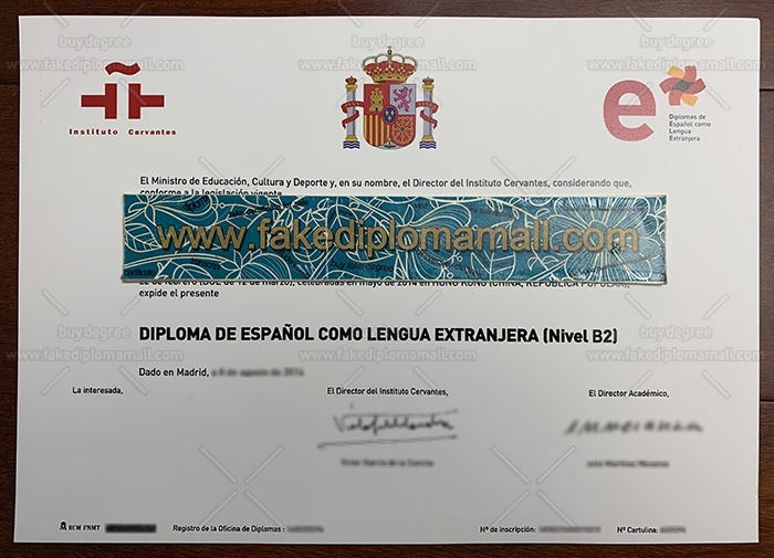 DELE Nivel B2 Diploma How Do You Obtain A Fake DELE B2 Level Certificate From Madrid?