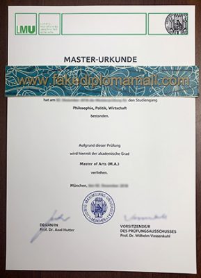 LMU Fake Diploma 289x400 Samples