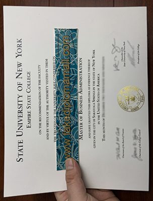 SUNY Empire State College Degree Certificate 1 304x400 Samples