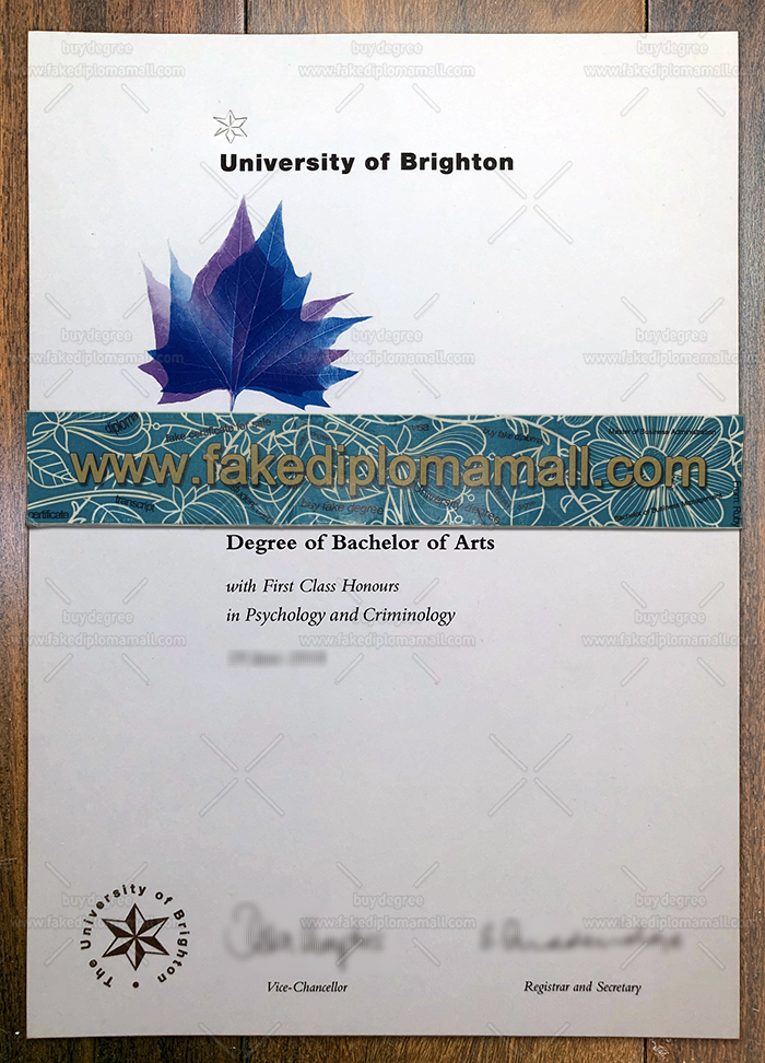 University of Brighton Fake Degree Make Sure To Get Your Genuine University of Brighton Fake Diploma Here