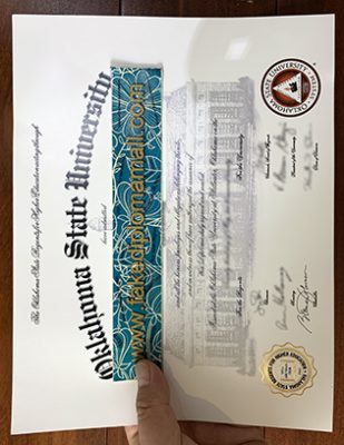 Oklahoma State University Degree Certificate 309x400 Samples