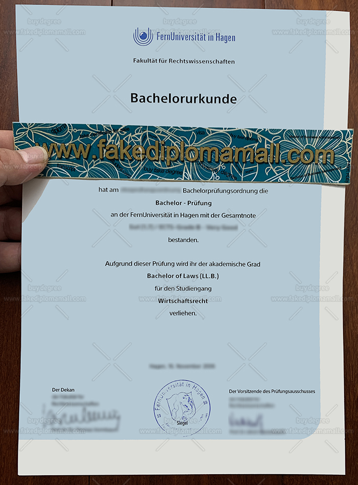 University of Hagen Fake Diploma Where to Get a Distance Degree From the University of Hagen