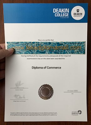 Deakin College Diploma of Commerce 290x400 Samples