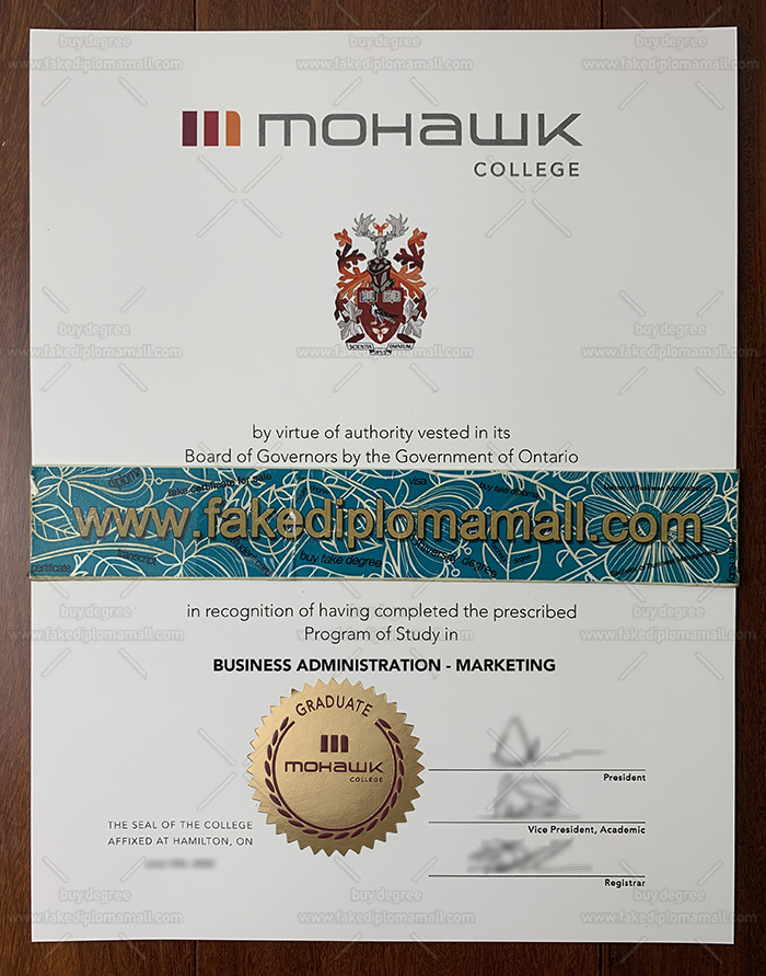 Mohawk College Fake Diploma