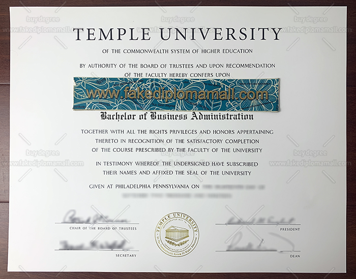 Temple University Fake Diploma Verify Your Temple University Fake Diploma, The First Thing: A Correct Diploma Size