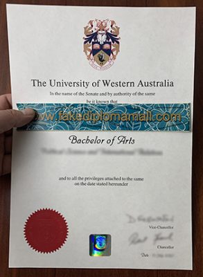 The University of Western Australia Degree 293x400 Samples