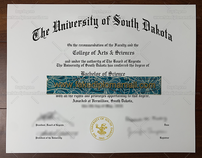 University of South Dakota Fake Diploma The University of South Dakota Fake Diploma USD Fake Degree