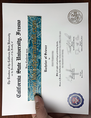 Cal State Fresno Fake Diploma, Fresno State University Degree Certificate