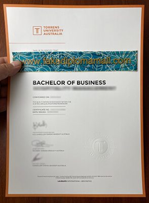 Torrens University Degree Certificate 294x400 Samples