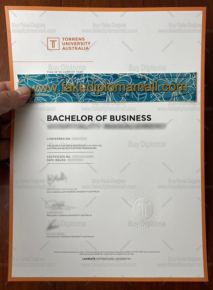 Torrens University Fake Diploma