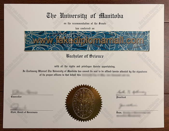 Monitoba University Fake Diploma How Fast to Get the University of Manitoba Fake Diploma in Winnipeg?