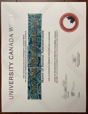 University Canada West Fake Degree 311x400 Samples