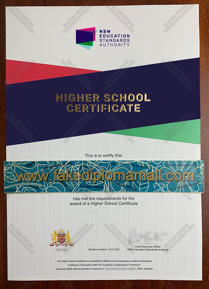 NSW Higher School Certificate How to Get a Fake NSW Higher School Certificate?