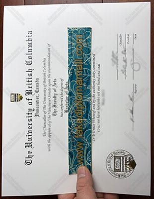 UBC Fake Degree Certificate 310x400 Samples