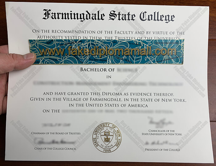 Farmingdale State College Fake Diploma Buy a Fake Farmingdale State College Diploma in NY