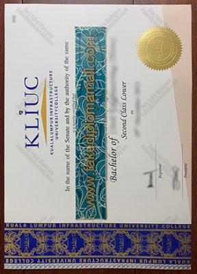 How Fast Can I Get the KLIUC Fake Diploma?