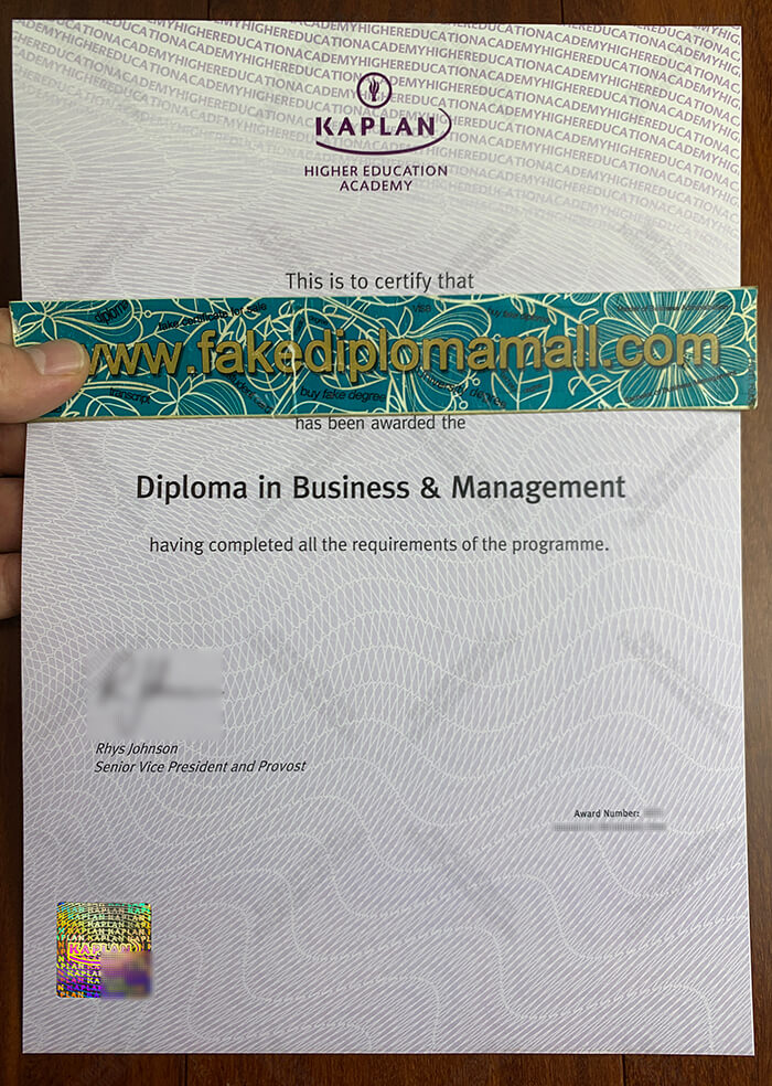 Kaplan Fake Diploma How to Get the Kaplan Fake Diploma in Singapore?