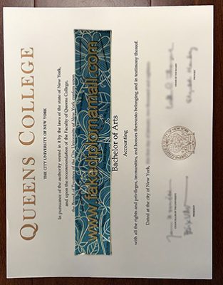 Queens College Degree Certificate 313x400 Samples