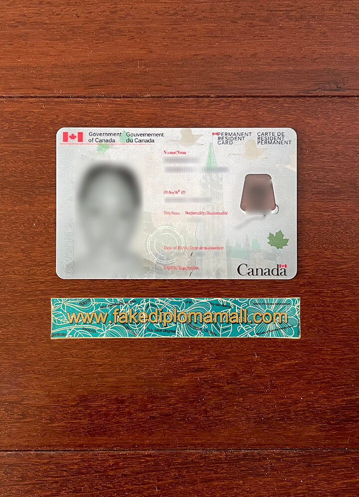Canada Fake PR Card