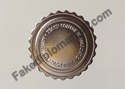 Deakin College Silver Seal