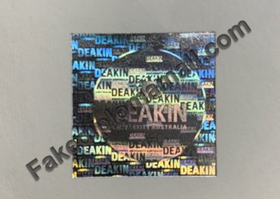 Deakin University Hologram 400x284 Emblems