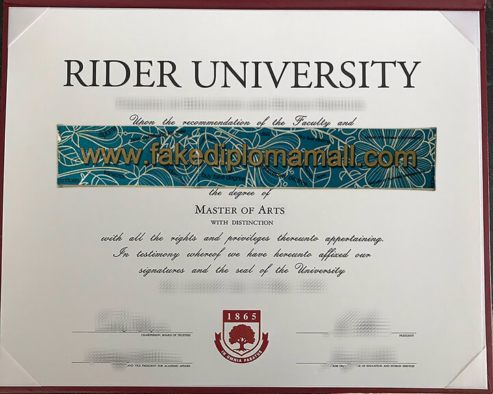 Rider University Fake Diploma