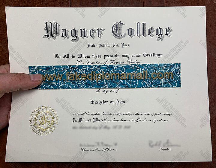 Wagner College Fake Diploma