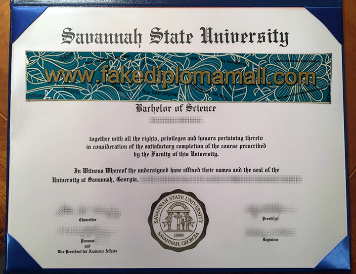 Savannah State University Fake Diploma