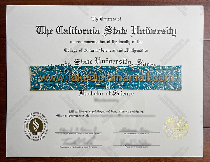 Sacramento State Fake Diploma, CSUS Degree