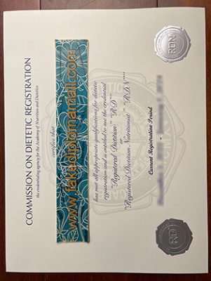 Experience of My Fake RDN Certificate in the USA.