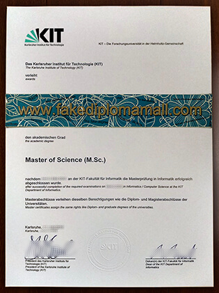 European Top Institute Diploma, Buy KIT Fake Diploma in Karlsruhe