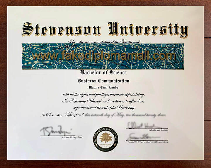 Stevenson University Fake Diploma