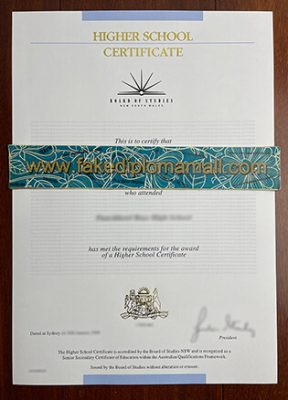 NSW Higher School Certificate 288x400 Samples